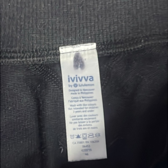 ivivva grey sweatpants sz 14 EUC pockets elastic cuffs - Picture 6 of 8
